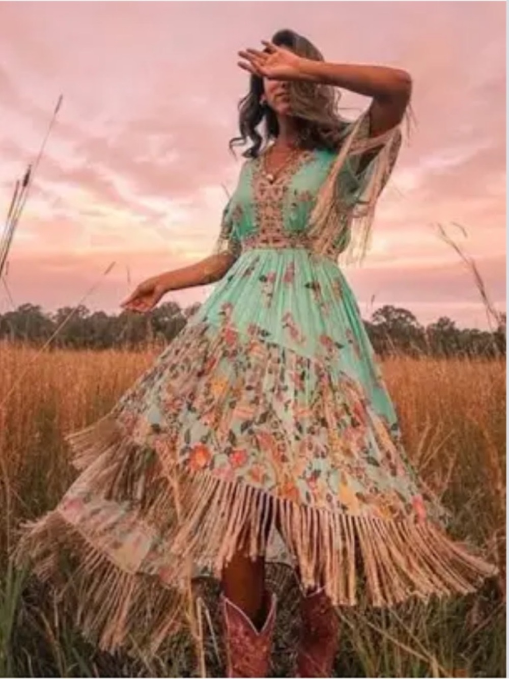 Spell Hendrix Tassel Dress